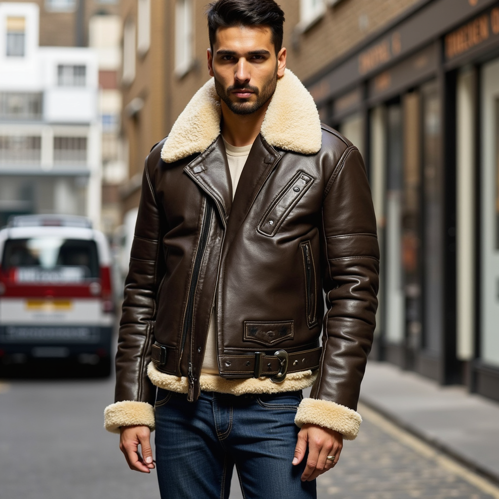 RegalFur™ Leather Jacket